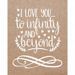 To Infinity and Beyond (jpeg file only) 8x10 inch